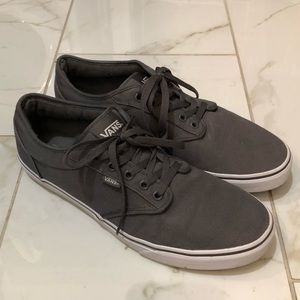 Men’s Grey Vans -Like New - Size 13